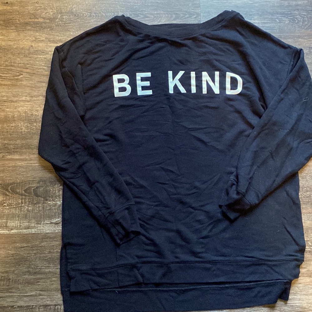 Black lightweight sweatshirt Be Kind
